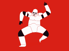 Stormtrooper Dancing GIF - Stormtrooper Dancing Pointing Up GIFs