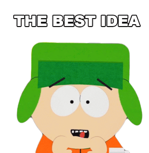 The Best Idea Kyle Broflovski Sticker - The Best Idea Kyle Broflovski South Park Stickers