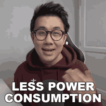 Less Power Consumption Joseph Germani GIF - Less Power Consumption Joseph Germani Fewer Power Requirements GIFs