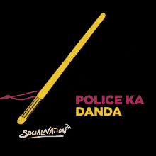 Police Ka Danda Social Nation GIF - Police Ka Danda Social Nation Police Stick GIFs