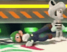 Luigi Breakdance GIF - Luigi Breakdance Mario And Sonic GIFs
