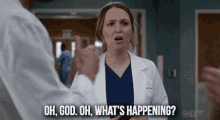 Greys Anatomy Jo Wilson GIF - Greys Anatomy Jo Wilson Oh God Oh Whats Happening GIFs