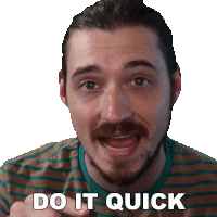 Do It Quick Aaron Brown Sticker - Do It Quick Aaron Brown Bionicpig Stickers