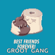 Best Friends Forever Poop GIF - Best Friends Forever Poop Toilet Paper GIFs
