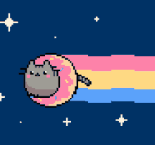 Anon Nyan GIF - Anon Nyan Nyan Cat GIFs