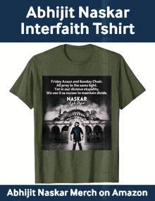 Abhijit Naskar Interfaith Tshirt Naskar Merch GIF