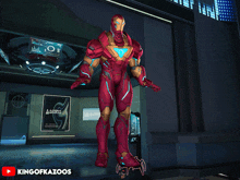 a picture of an iron man with the words jarvis clip that above him