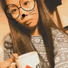 Drink Coffee Selfie GIF - Drink Coffee Selfie Mug GIFs