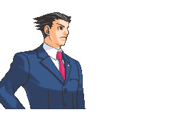 Ace Attorney Pointing Sticker - Ace Attorney Pointing Point Stickers