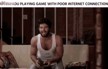 When You Playing Game With Poor Internet Connection Nota GIF - When You Playing Game With Poor Internet Connection Nota Vijay Devarakonda GIFs