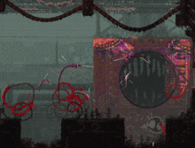 a screenshot of a video game with a circle in the middle of the screen