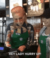 Lady Gaga At Starbucks Serve GIF - Lady Gaga At Starbucks Serve Serving GIFs