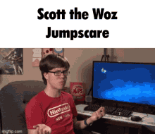 Beta64 Scott The Woz GIF - Beta64 Scott The Woz Jumpscare GIFs