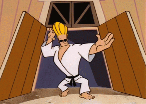 Karate Johnny Bravo GIF - Karate Johnny Bravo Ready To Fight - Discover &  Share GIFs