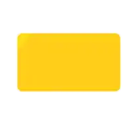a yellow card with the letter br on the corner