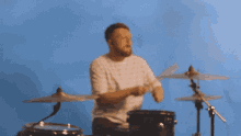 Drumming Toby Wrobel GIF - Drumming Toby Wrobel Weatherstate GIFs