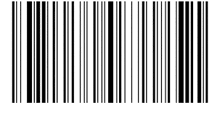 a black and white bar code on a white background