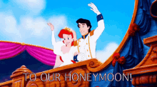 To Our Honeymoon! GIF - Honeymoon To Our Honeymoon Little Mermaid GIFs