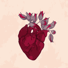 Heartbeat Flowers GIF