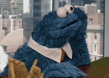 Waiting Cookie Monster GIF