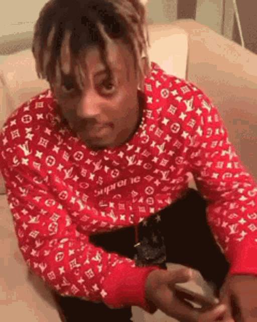 Juice wrld discount louis vuitton hoodie