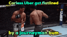 carless uber got flatlined by journeyman bum