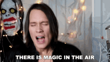 There Is Magic In The Air Pellek GIF - There Is Magic In The Air Pellek Halloween Song Cover GIFs