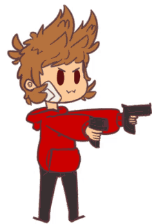 tord with guns jumping bounce