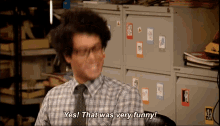 It Crowd Yes GIF - It Crowd Yes That Was Very Funny GIFs