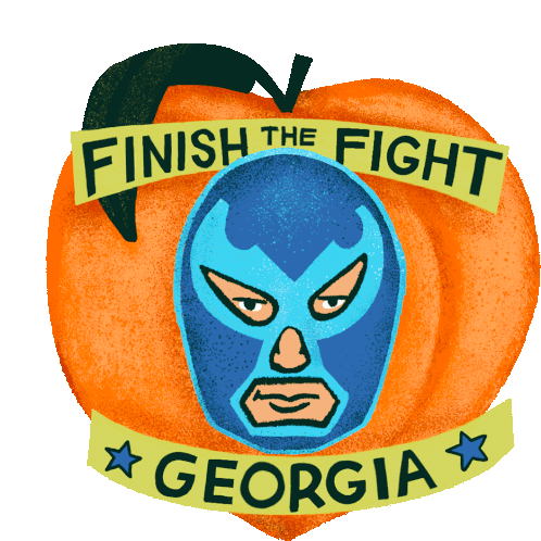 Finish The Fight Georgia Georgia Sticker - Finish The Fight Georgia Finish The Fight Georgia Stickers