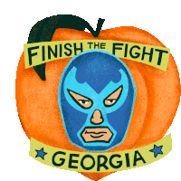 Finish The Fight Georgia Georgia Sticker - Finish The Fight Georgia Finish The Fight Georgia Stickers