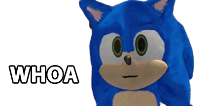 Whoa Sonic Sticker - Whoa Sonic Futuristichub Stickers