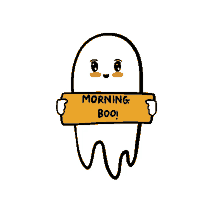Good Morning Cute GIF - Good Morning Cute Ghost GIFs