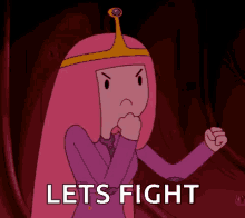 Princess Bubblegum Fight Me GIF - Princess Bubblegum Fight Me Adventure Time GIFs