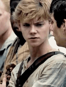 newt thomas brodie sangster the maze runner