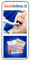 guialatina.it is displayed on a cell phone