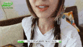 a close up of a woman 's face with making jennie written on the top