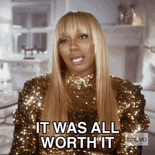 It Was All Worth It Real Housewives Of Atlanta GIF - It Was All Worth It Real Housewives Of Atlanta Worth It In The End GIFs