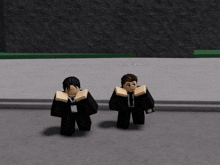 two roblox characters are standing next to each other with the name rc_pe3hr on the bottom