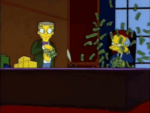 Make It Rain The Simpsons GIF - Make It Rain The Simpsons Mr Burns GIFs