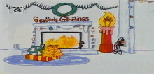 Garfield Merry Christmas GIF - Garfield Merry Christmas Seasons Greetings GIFs