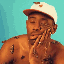 Tyler The Creator Save The Bees GIF - Tyler The Creator Save The Bees Butterfly GIFs