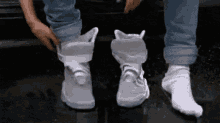 Back To The Future Part Ii GIF - Back To The Future Shoes Self Lacing Shoes GIFs