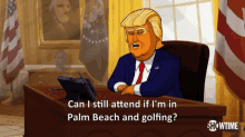 Can I Still Attend Golfing GIF - Can I Still Attend Golfing Donald Trump GIFs