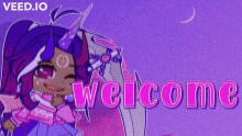 Welcome Purple GIF - Welcome Purple GIFs