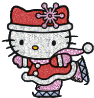 Hello Kitty Christmas Sticker