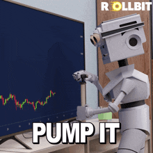 Rollbot Pump It GIF - Rollbot Pump It Crypto GIFs