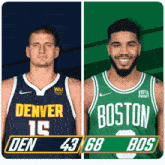 Denver Nuggets (43) Vs. Boston Celtics (68) Third-fourth Period Break GIF