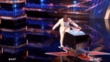 Blowing The Candles Terry Crews GIF - Blowing The Candles Terry Crews Americas Got Talent GIFs