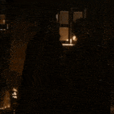 a couple of people standing in a dark room with the words what do we say to the god of death